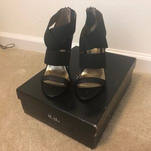 BCBG Farleena Strappy Heels 7
